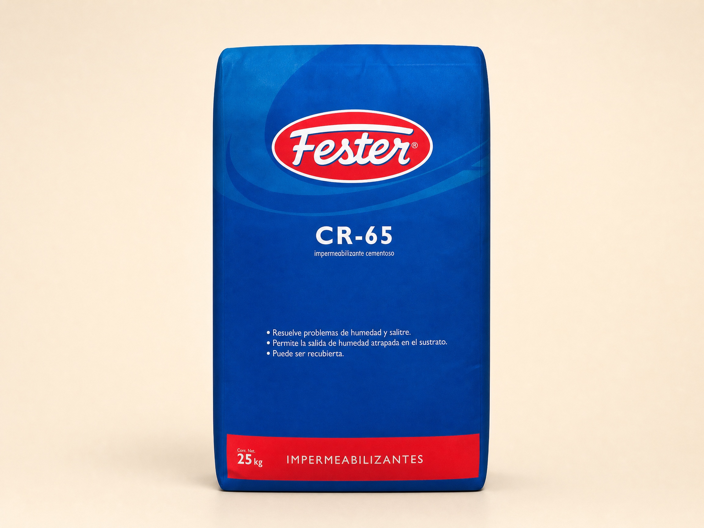 Empaque de impermeabilizante cementoso Fester CR-65